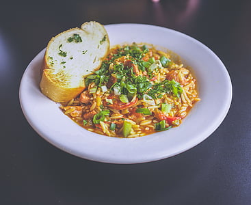 bread with rice on plate thumbnail