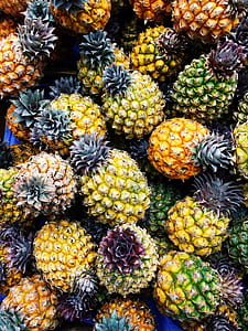 orange and green pineapple fruits thumbnail