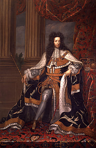 man wearing medieval dress sitting on chair painting thumbnail