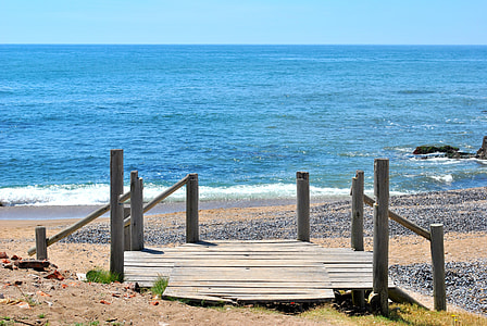 brown wooden docking pier near body of water thumbnail
