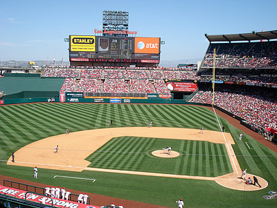 Angel's Stadium Baseball Diamond in Bakersfield, California thumbnail
