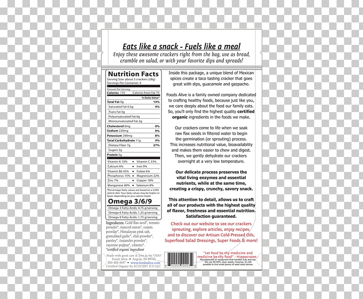 Nutrition Facts Cereal Png - Propranolols