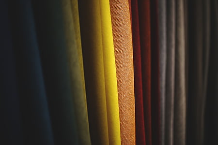 fabric, color, colorful, orange, yellow, red thumbnail