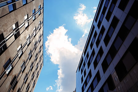 low-angle of concrete building thumbnail