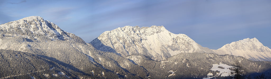 snow covered mountains photo thumbnail