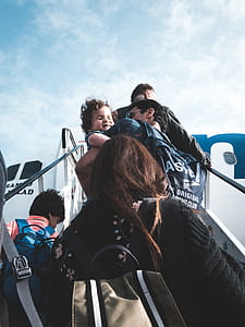 Person Walking Towards Airplane thumbnail