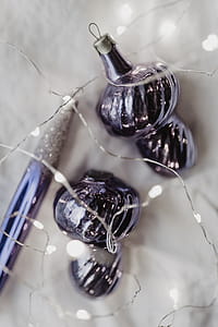 Pantone Ultra Violet Christmas Ornaments thumbnail