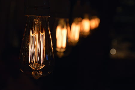 orange lamps selective-focus photography thumbnail