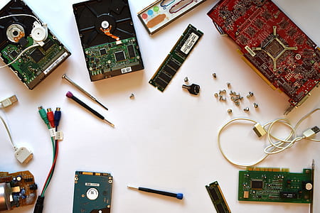 several HDD's and graphic cards thumbnail