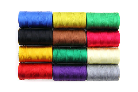 assorted spool of threads thumbnail