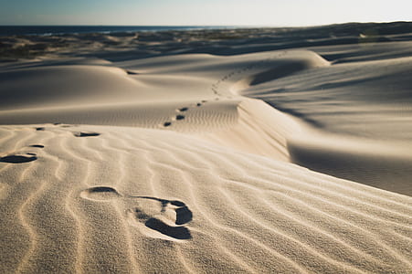 footprints on the sand thumbnail