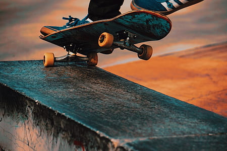 person riding skateboard on ramp thumbnail
