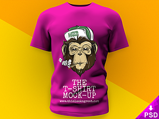 3D T-Shirt Mockup psd file