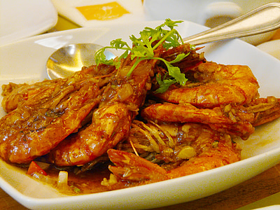 shrimp dish in plate thumbnail