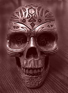silver skull decor thumbnail