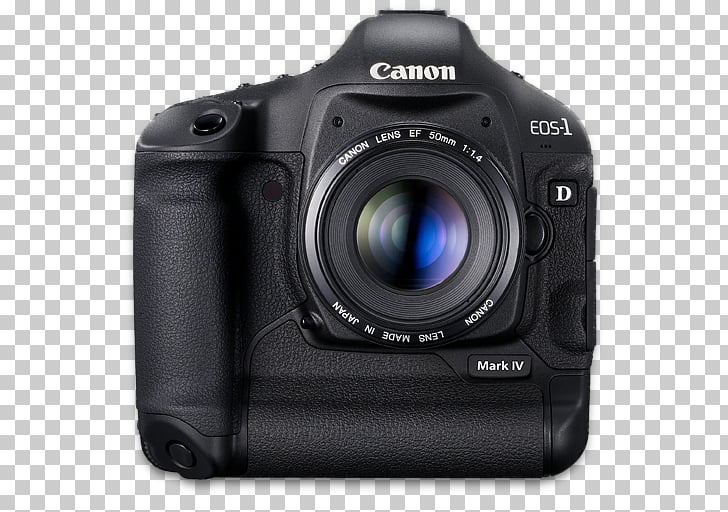 Single lens reflex camera digital camera cameras & optics, 1d front, black Canon EOS-1 PNG clipart