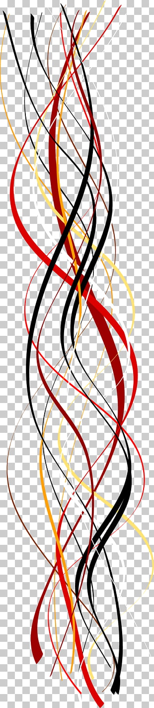 Differential geometry of curves Differential geometry of curves Line Euclidean , Colorful abstract geometric curve lines, red, black, and white swirl PNG clipart