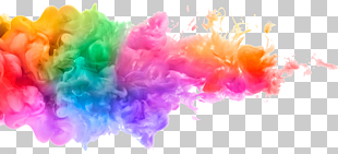 Watercolor painting Stock photography Acrylic paint, energetic and colorful ink, multicolored smoke PNG clipart
