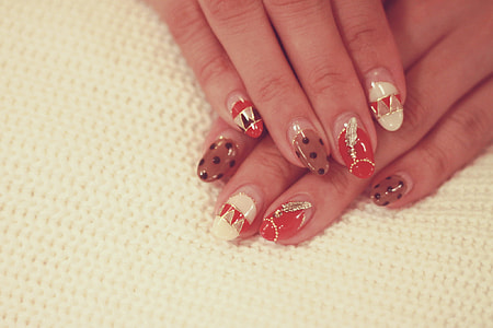 woman assorted nail arts thumbnail