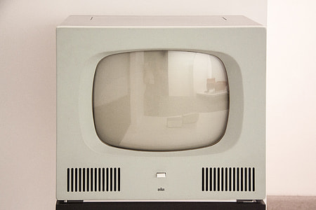 white CRT television thumbnail
