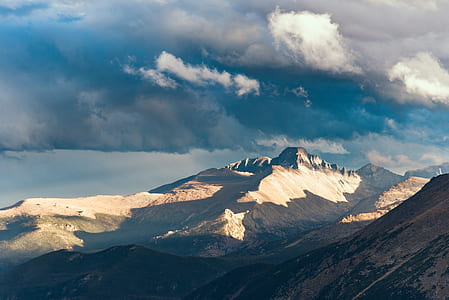 mountains covered with white snows during daytime photography thumbnail