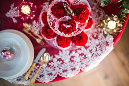 Table Decorations & Flowers for Valentine thumbnail
