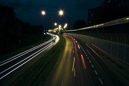 Long-exposure Photo Of Lights thumbnail
