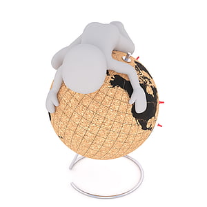 brown and black desk globe thumbnail