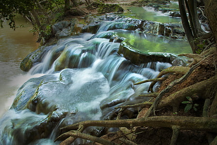 scenery of waterfalls during daytime thumbnail