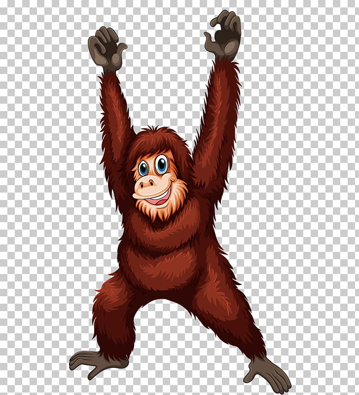 Orangutan Ape Cartoon Gorilla Png Clipart Free Cliparts Uihere