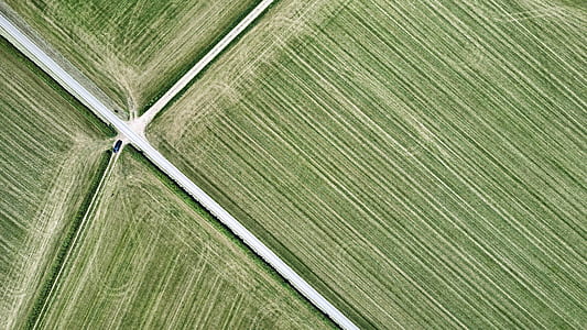 aerial photo of green grass field thumbnail