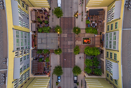 aerial photo of brown concrete road thumbnail