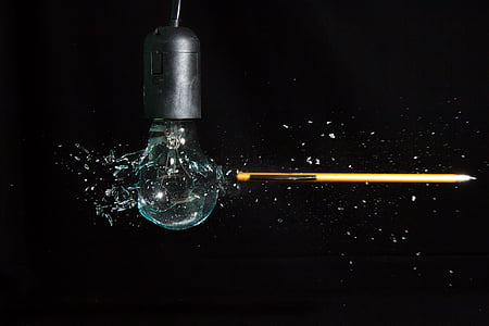 light bulb, light, fragile, pear, explosion thumbnail