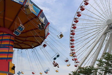 ferris wheel and swing ride thumbnail