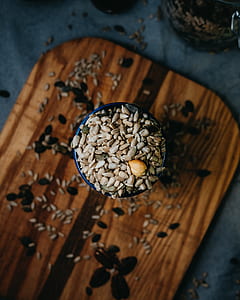glass of brown seeds thumbnail