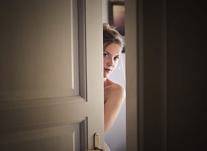 Photo of Woman Behind Door thumbnail