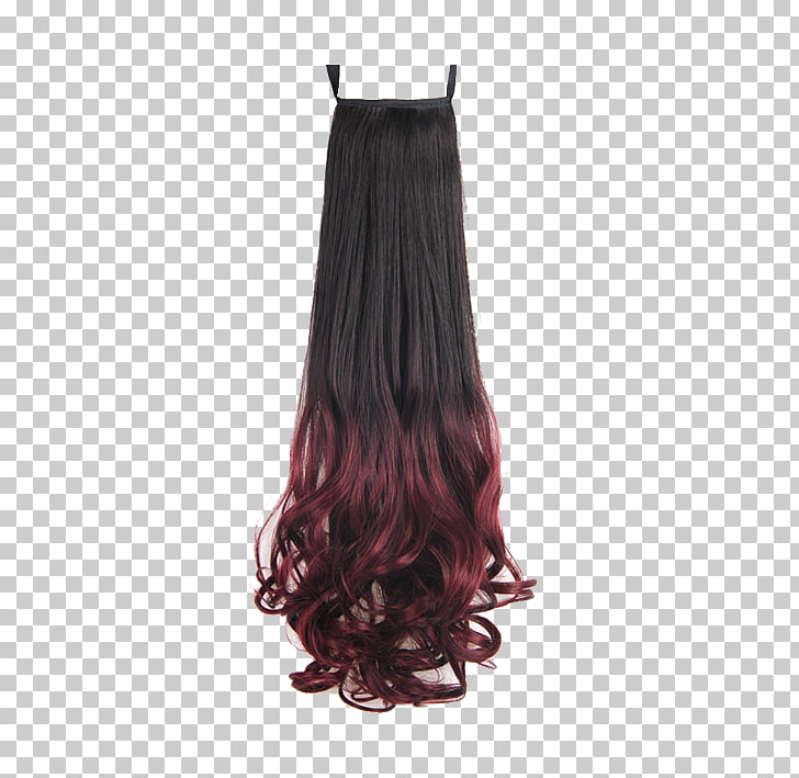 Wig Artificial Hair Integrations Ponytail An Irregular Wavy