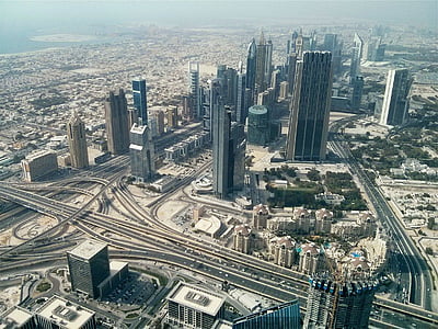 top view photo of city buildings thumbnail