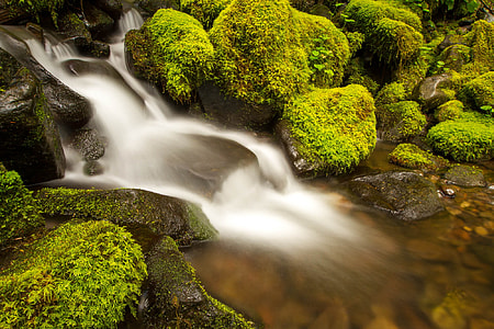 waterfalls near rock thumbnail