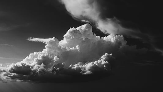 grayscale photography of clouds thumbnail