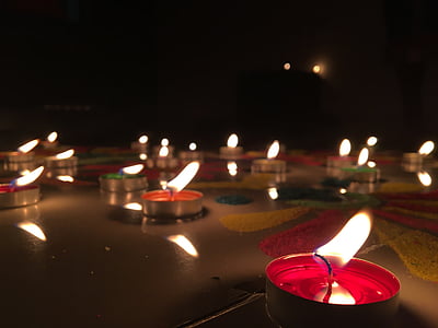 close-up photo of red lighted candles thumbnail