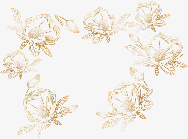 golden fine pattern poster eps file