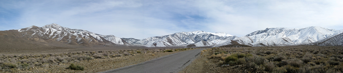 Telescope and Wildrose Peaks landscape in Death Valley National Park, Nevada thumbnail