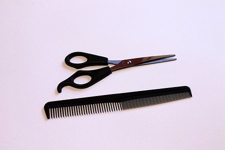 black sheers and hair comb thumbnail