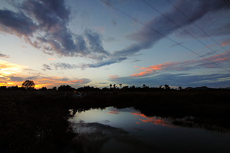 dawn, landscape, nature, sky thumbnail