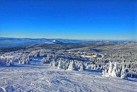 bird's-eye view photography of mountain thumbnail