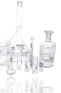 clear glass bottle with clear liquid thumbnail