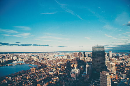 top view photography of city during daytime thumbnail