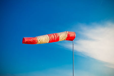 red and brown lantern under blue sky thumbnail