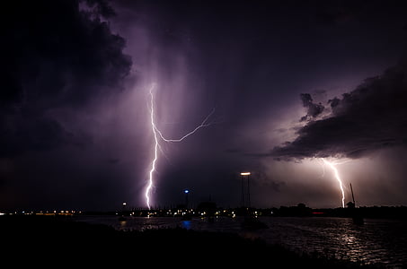 lightning during night thumbnail